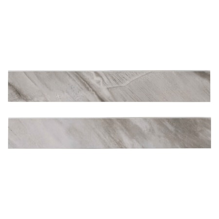 Msi Eden Bardiglio 4 In. X 24 In. Polished Porcelain Floor And Wall Tile, 10PK ZOR-PT-TR-0238